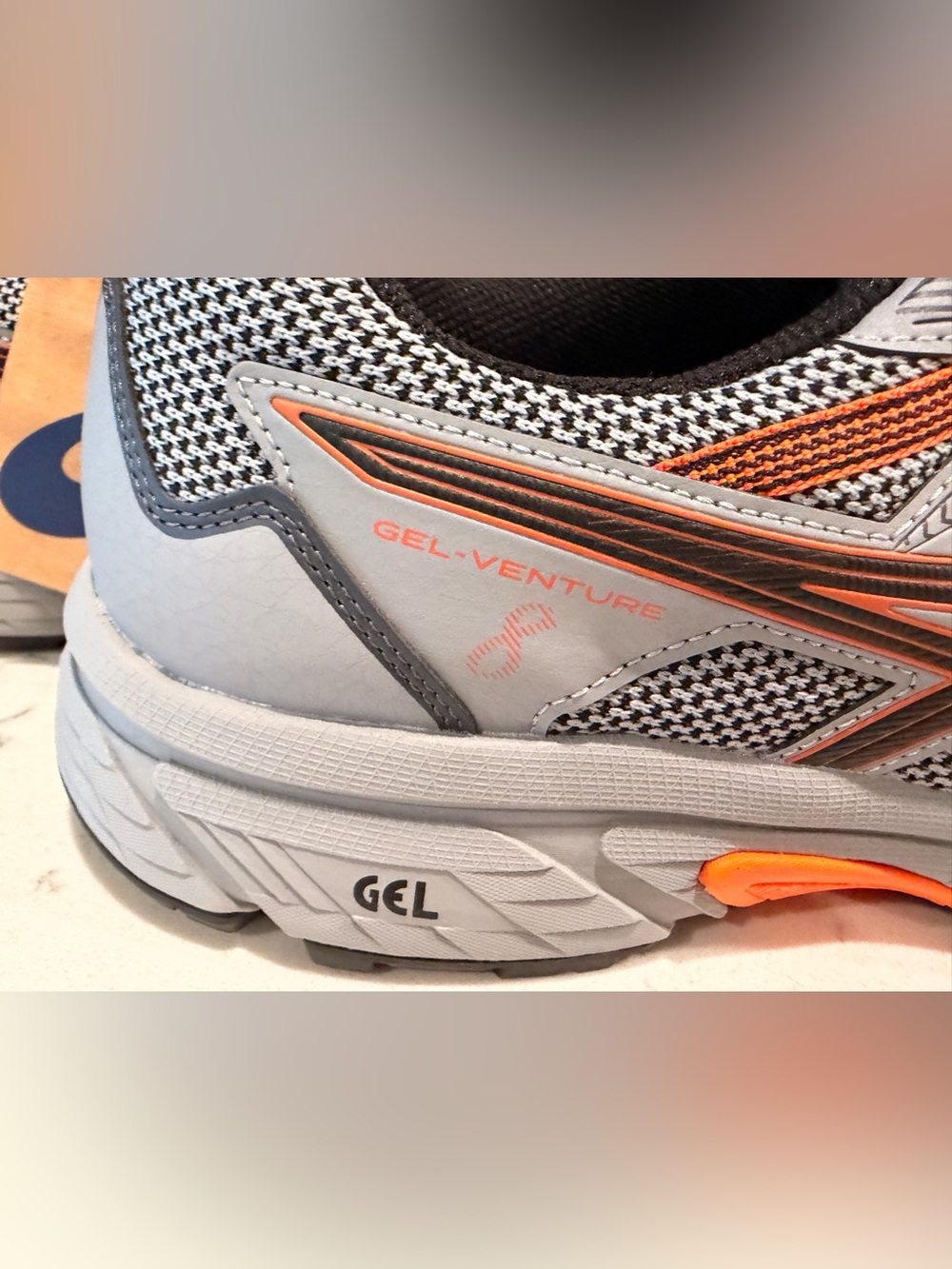 NWT Asics Men's GEL-Venture 8 Trail Running Sneakers- size 15 - Picture 6 of 7